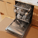 ZLINE Autograph Edition 24 in. Monument Series 3rd Rack Dishwasher with Auto Door Open Drying, 44dBa, Stainless Steel Panel with Polished Gold Handle (DWMTZ-304-24-G)