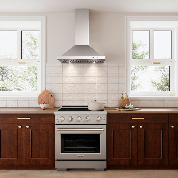 ZLINE 30 in. Convertible Vent Wall Mount Range Hood in Stainless Steel (KB-30)