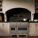 ZLINE 48 in. 6.7 cu. ft. Classic Gas Range with 8 Burner DuoPro™ Cooktop and Dual Ovens in Stainless Steel (PCGR48)