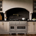 ZLINE 48 in. 6.7 cu. ft. Classic Dual Fuel Range with 8 Burner DuoPro™ Cooktop and Dual Ovens in Satin Stainless Steel (PCDRS-48)