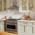 ZLINE 36 in. Convertible Vent Wall Mount Range Hood in Stainless Steel, Handle Open Box-Good Condition