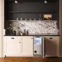 ZLINE Autograph Edition 15 in. Touchstone Nugget Ice Maker with Drain Pump and Panel-Ready Door with Matte Black Handle (INGDPZ-15-MB)