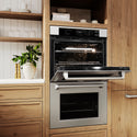 ZLINE 30 in. Professional True Convection Double Wall Oven with Air Fry and Self Clean in Stainless Steel (WAD-30)
