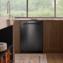 ZLINE 24 in. Tallac Series 3rd Rack Dishwasher with Auto Door Open Drying, 51dBa, Black Stainless Steel Panel (DWV-BS-24)
