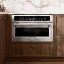 ZLINE 30 in. 1.6 cu ft. Built-in Convection Microwave Oven in Stainless Steel with Speed and Sensor Cooking, Open Box-Good Condition