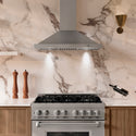 ZLINE 36 in. Convertible Vent Wall Mount Range Hood in Stainless Steel Handle, Open Box-Great Condition
