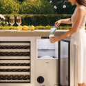 ZLINE 15 in. Touchstone Nugget Ice Maker with Drain Pump and Solid Stainless Steel Door (INGD-ST-15)