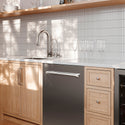 ZLINE 24 in. Tallac Series 3rd Rack Tall Tub Dishwasher in Stainless Steel, 51dBa (DWV-304-24)