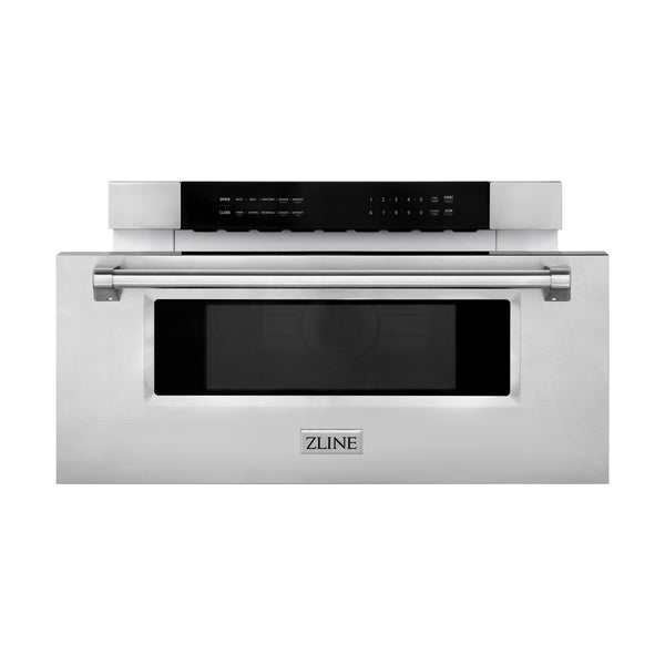 ZLINE 30 in .1.2 cu. ft. Built-In Microwave Drawer in Stainless Steel, Open Box-Great Condition