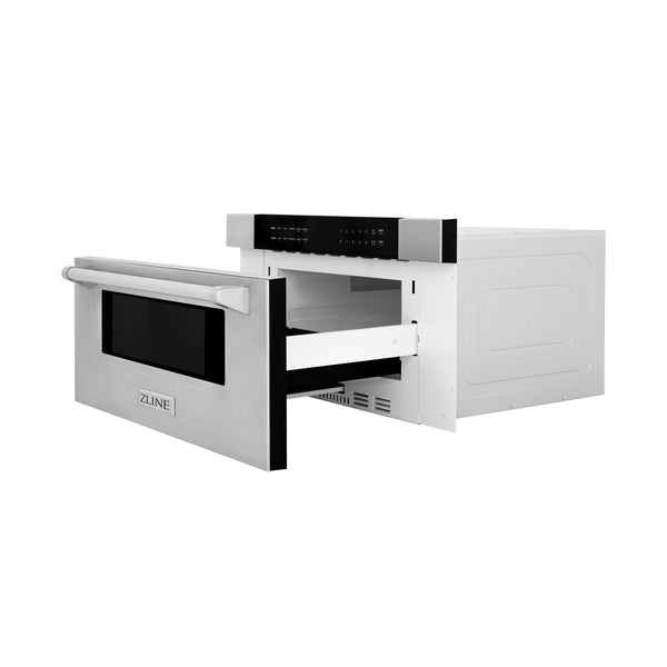 ZLINE 30 in .1.2 cu. ft. Built-In Microwave Drawer in Stainless Steel, Open Box-Great Condition