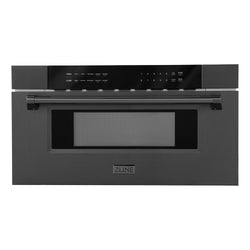 ZLINE 30 in. 1.2 cu. ft. Built-in Microwave Drawer in Black Stainless Steel, Open Box-Good Condition