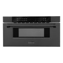 ZLINE 30 in. 1.2 cu. ft. Built-in Microwave Drawer in Black Stainless Steel (MWD-30-BS)