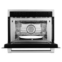 ZLINE 24 in. 1.6 cu ft. Built-in Convection Microwave Oven in Stainless Steel with Speed and Sensor Cooking, Open Box-Good Condition