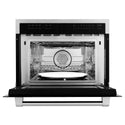 ZLINE 24 in. 1.6 cu ft. Built-in Convection Microwave Oven in Stainless Steel with Speed and Sensor Cooking, Open Box-Great Condition