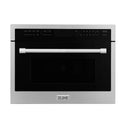 ZLINE 24 in. 1.6 cu ft. Built-in Convection Microwave Oven in Stainless Steel with Speed and Sensor Cooking, Open Box-Great Condition