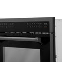 ZLINE 24" 1.6 cu ft. Built-in Convection Microwave Oven in Black Stainless Steel with Speed and Sensor Cooking (MWO-24-BS)