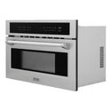 ZLINE 30 in. 1.6 cu ft. Built-in Convection Microwave Oven in Stainless Steel with Speed and Sensor Cooking, Open Box-Good Condition