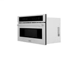 ZLINE 30 in. 1.6 cu ft. Built-in Convection Microwave Oven in Satin Stainless Steel with Speed and Sensor Cooking, Open Box-Great Condition