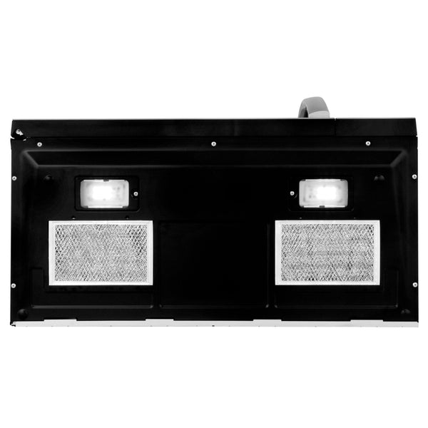 Products ZLINE 30" 1.5 cu. ft. Over the Range Microwave in Stainless Steel with Modern Handle and Set of 2 Charcoal Filters (MWO-OTRCF-30)