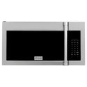 ZLINE 30 in. 1.5 cu. ft. Over-The-Range Convection Microwave Oven in Stainless Steel with Traditional Handle and Sensor Cooking, Open Box-Good Condition