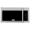 ZLINE 30 in. 1.5 cu. ft. Over-The-Range Convection Microwave Oven in Stainless Steel with Traditional Handle and Sensor Cooking, Open Box-Great Condition
