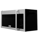 ZLINE 30 in. 1.5 cu. ft. Over-The-Range Convection Microwave Oven in Stainless Steel with Traditional Handle and Sensor Cooking, Open Box-Great Condition