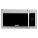 ZLINE 30 in. 1.5 cu. ft. Over-The-Range Convection Microwave Oven in Satin Stainless Steel with Traditional Handle and Sensor Cooking, Open Box-Good Condition