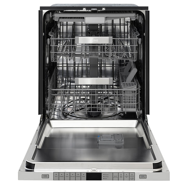 ZLINE 24 in. Monument Series 3rd Rack Dishwasher with Auto Door Open Drying, 44dBa, Panel Ready (DWMT-24)