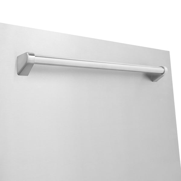 ZLINE 24 in. Monument Series 3rd Rack Dishwasher with Auto Door Open Drying, 44dBa, Stainless Steel Panel (DWMT-304-24)
