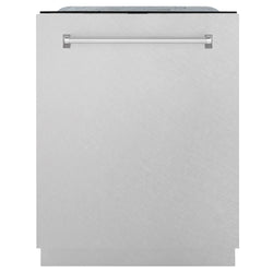 ZLINE 24 in. Monument Series 3rd Rack Dishwasher with Auto Door Open Drying, 44dBa, Satin Stainless Steel Panel (DWMT-SN-24)