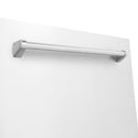 ZLINE 24 in. Monument Series 3rd Rack Dishwasher with Auto Door Open Drying, 44dBa, White Matte Panel (DWMT-WM-24)
