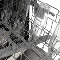 ZLINE Autograph Edition 24 in. Monument Series 3rd Rack Dishwasher with Auto Door Open Drying, 44dBa, Stainless Steel Panel with Polished Gold Handle (DWMTZ-304-24-G)
