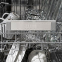 ZLINE Autograph Edition 24 in. Monument Series 3rd Rack Dishwasher with Auto Door Open Drying, 44dBa, Stainless Steel Panel with Polished Gold Handle (DWMTZ-304-24-G)