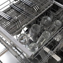 ZLINE Autograph Edition 24 in. Monument Series 3rd Rack Dishwasher with Auto Door Open Drying, 44dBa, Stainless Steel Panel with Polished Gold Handle (DWMTZ-304-24-G)