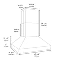 ZLINE 48 in. Island Mount Outdoor Grill Hood (GOi1-48)