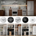 ZLINE 30 in. 16.1 cu. ft. Panel Ready Built-In Bottom Freezer Refrigerator with Water Dispenser and Ice Maker, Open Box-Good Condition