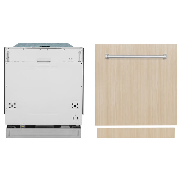 ZLINE 24 in. Panel Ready Top Control Dishwasher with Stainless Steel Tub, 52dBa (DW7713-24)