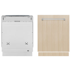 ZLINE 24 in. Monument Series 3rd Rack Top Touch Control Dishwasher in Custom Panel Ready with Stainless Steel Tub, 45dBa (DWMT-24)
