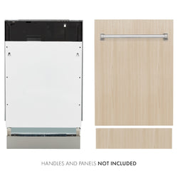 ZLINE 18 in. Tallac Series 3rd Rack Top Control Built-In Dishwasher with Stainless Steel Tub, 51dBa, Open Box-Great Condition
