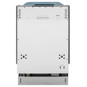 ZLINE 18 in. Compact Panel Ready Top Control Dishwasher with Stainless Steel Tub, 54dBa (DW7714-18)