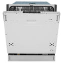ZLINE 24 in. Panel Ready Top Control Built-In Dishwasher with Stainless Steel Tub, 52dBa, Open Box-Good Condition