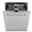 ZLINE 24" Monument Series 3rd Rack Top Touch Control Dishwasher with Stainless Steel Tub, 45dBa (DWMT-24)