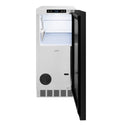 ZLINE 15 in. Touchstone Gourmet Ice Maker with Drain Pump and Panel Ready Door, Open Box-Great Condition