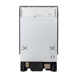 ZLINE 18 in. Compact Stainless Steel Top Control Built-In Dishwasher with Stainless Steel Tub and Modern Style Handle, 52dBa (DW-304-18)