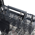 ZLINE 24 in. Monument Series 3rd Rack Top Touch Control Dishwasher in Stainless Steel with Stainless Steel Tub, 45dBa (DWMT-304-24)