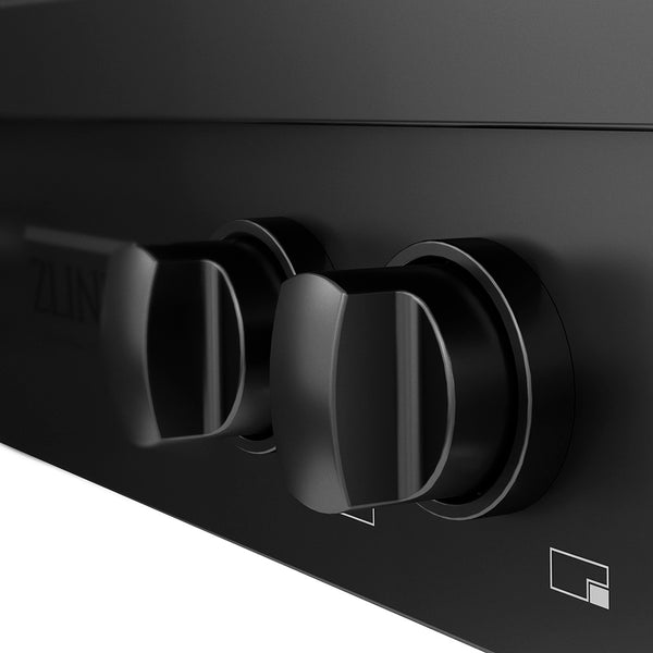ZLINE 30 in. Paramount Gas Rangetop with 4 Burner DuoPro™ Cooktop in Black Stainless Steel, Open Box-Great Condition
