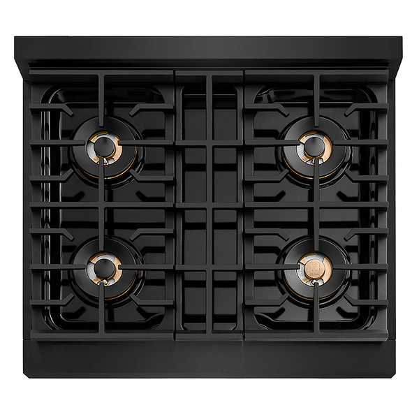 ZLINE 36 in. Paramount Gas Rangetop with 6 Burner DuoPro™ Cooktop in Black Stainless Steel, Open Box-Great Condition