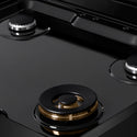 ZLINE 30 in. Paramount Gas Rangetop with 4 Burners and Porcelain Cooktop in Black Stainless Steel, Open Box-Great Condition