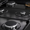 ZLINE 36 in. Paramount Gas Rangetop with 6 Burners and Porcelain Cooktop in Black Stainless Steel, Open Box-Great Condition