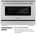 ZLINE 30 in. 4.2 cu. ft. Paramount Gas Range with 4 Burner Cooktop and Convection Gas Oven in Stainless Steel, Open Box-Good Condition